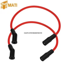 Spark Plug Wire Cap x2 For Road King Electra Glide Street Glide #31992-99B