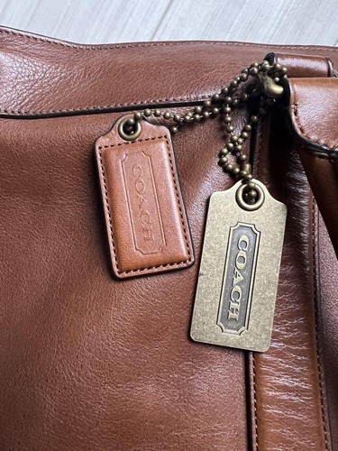 Coach Bleaker Legacy Weekend Tote Bag Leather - Picture 3 of 14