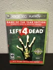 New ListingLeft 4 Dead Microsoft Xbox 360 Game Of The Year Edition Best Seller CIB