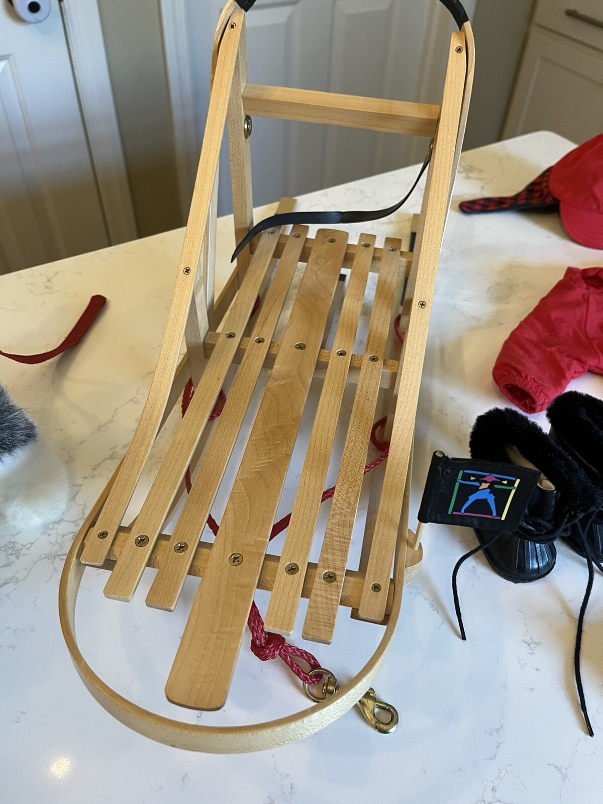 American Girl Doll Dog Sled + American Girl Kit Scooter + American Girl