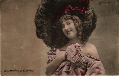 CPA GERMAINE D'ORVILLE THEATER STAR (12603)