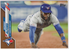 2020 Topps Update Gold #U-10 Anthony Alford 2009/2020 Toronto Blue Jays