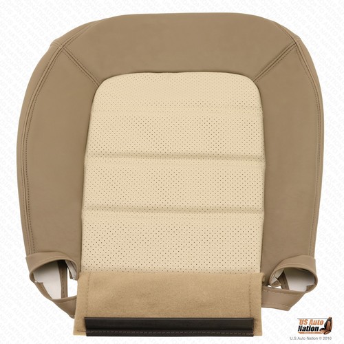 2004 Ford Explorer Eddie Bauer Driver & Passenger Bottom Leather Seat Cover Tan - Bild 4 von 9