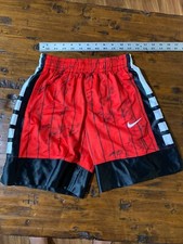 Nike Kids Basketball Shorts Size Small Color Red  Black FD4006-657
