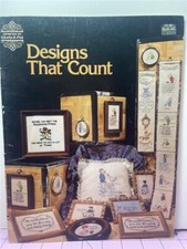 VTG. DESIGNS BY GLORIA  PAT Counted Cross Stitch Book DESIGNS THAT COUNT