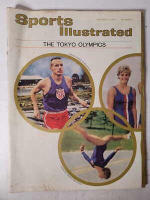 Vtg. SPORTS ILLUSTRATED (Oct. 1964) w/ TOKYO 1964 Olympics US Olympians Cover