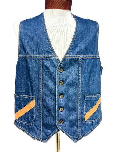 Gilet Bouffant Vintage Oshman's Années 70 - Duvet D'oie Taille L Vert