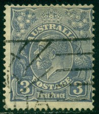 AUSTRALIA SCOTT # 117, KING GEORGE V, USED, GREAT PRICE!