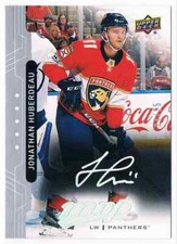 2018-19 MVP SUPER SCRIPT JONATHAN HUBERDEAU 24/25 FLORIDA PANTHERS #39