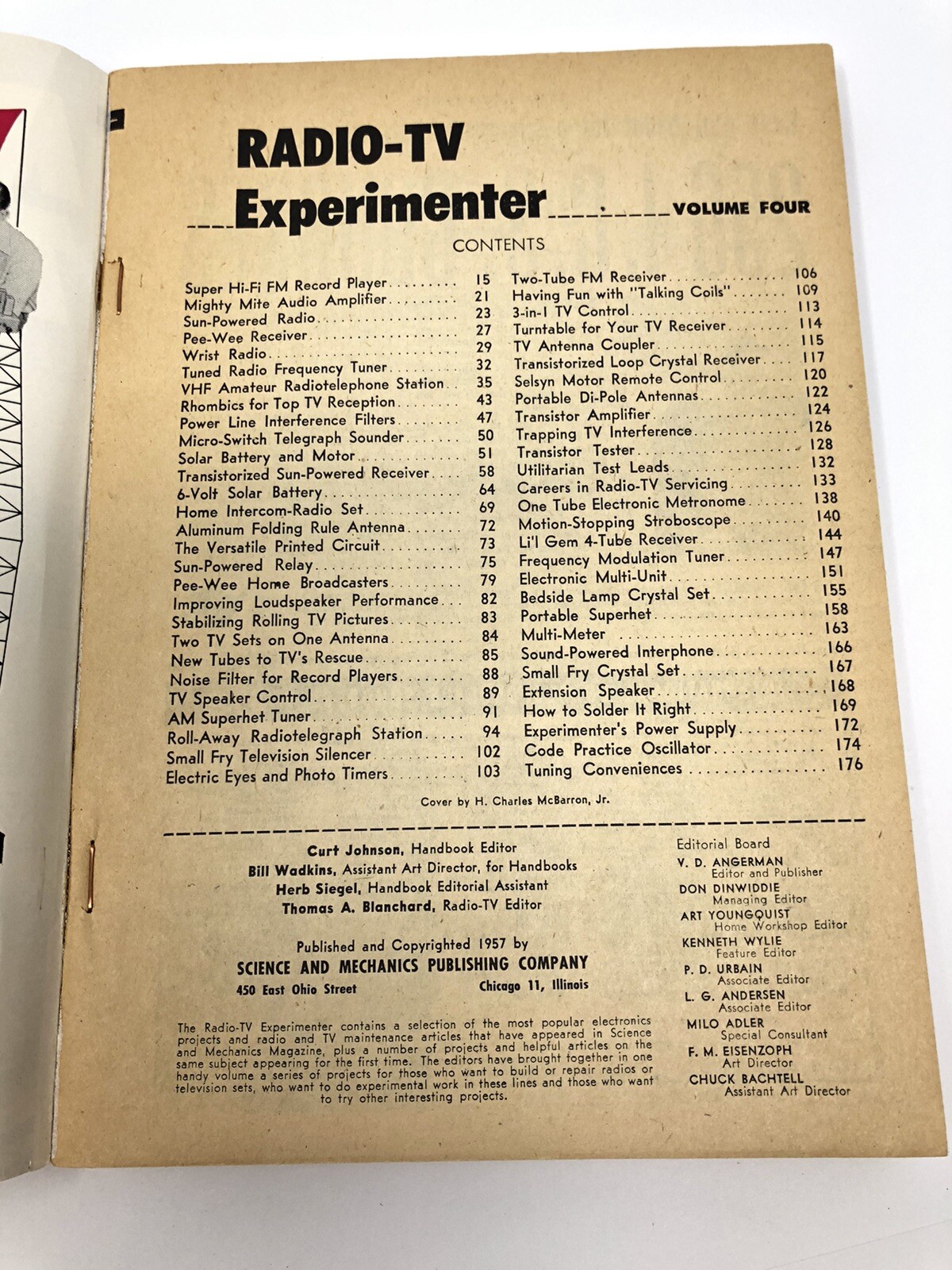 Vintage 1957 RadioTV Experimenter Magazine Volume four 4 eBay