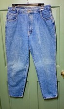 Vintage PS Gitano High Waist Mom Jeans 16 Short Denim Tapered 80s 90s