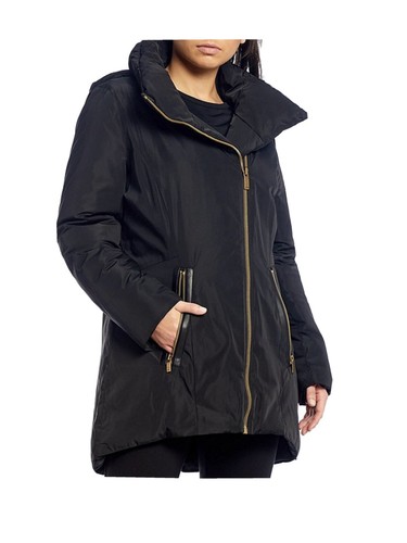COLLAR ASYMMETRICAL ZIP PUFFER CIAT 