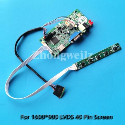 For LTN173KT02-801/D01 1600x900 LVDS-40 Pin HDMI+VGA Laptop Controller Board Kit