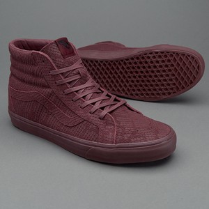 sk8 hi burgundy