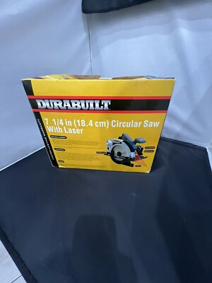 #ad VNT Durabuilt 7 1 4 In Circular Saw Electric With Laser. NIB $57.53