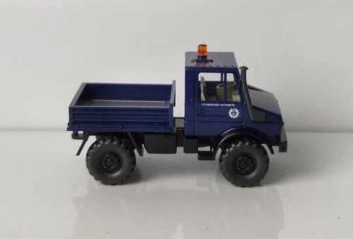 Wiking Sondermodell 1:87 Mercedes Unimog U 1700 THW kurze Pritsche !! Märklin