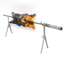 LB Spinner Classic Portable Battery Operated BBQ Spinner Rotisserie Grill