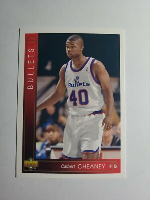 CALBERT CHEANEY 1993-94 UPPER DECK BASKETBALL CARD # 354 D7089