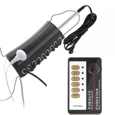 ElectricShock E-Stim Massager Device Therapy UrethralSoundss with Peniscoverr