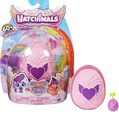 Valentine's Gift Hatchimals Pink Play Date Pack Playdate Egg NEW