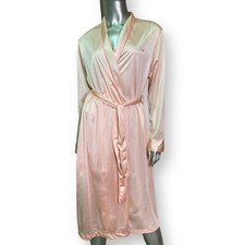 Vintage DVF Robe 70s Diane Von Furstenberg Peach Loungewear