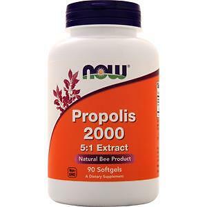 NOW Foods Propolis 2000 Extrait 5:1 - 90 Capsules - Soutien Immunitaire Naturel