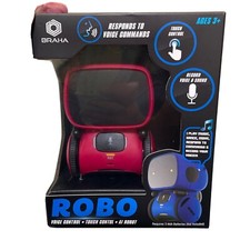 Braha ROBO IR Red Control Interactive Toy Robot Voice Control Brand New