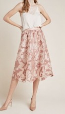 NWT- Anthropologie Maeve Shannon Embroidered Midi Skirt- MED 150