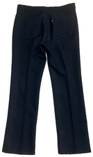 Levis 517 6117 Bootcut Black Tab Saddleman Pants Jeans 37 x 32 Navy Blue VTG