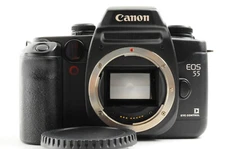 [Excellent+++] Canon EOS 55 35mm SLR 35mm Black EOS ELAN II 35mm SLR w/ Body Cap