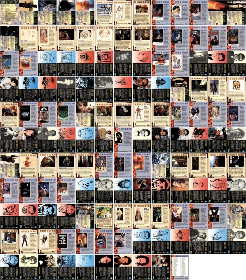 1993 Topps Star Wars Galaxy 140 Card Hand Collated Set - Image 2 of 2