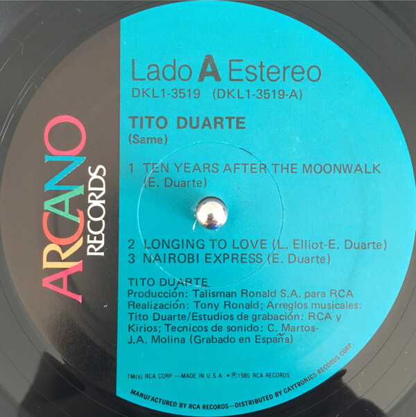 Tito Duarte - I Am The Boss 1980 LP, Album Arcano Records DKL1