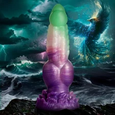 Creature Cocks: Aqua Phoenix Silicone Dildo ---FREE SHIPPING!!!