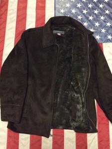 perry ellis suede jacket