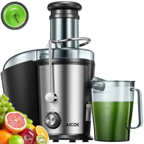 AICOK Juice Extractor Easy to Clean 800W Ultra Power Stainless Steel Centrifuga