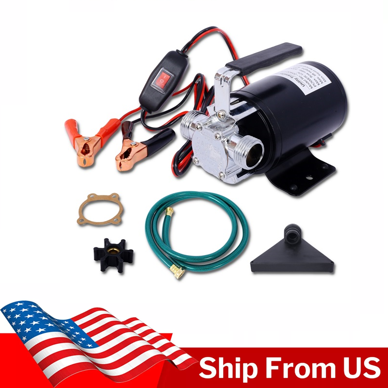 1/10HP 330GPH 12-Volt Mini Portable Electric Utility Sump Transfer Water Pump~US