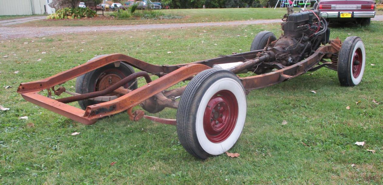 1949 1954 1951 49 54 Chevy Rolling Chassis w/ 235 Powerglide Mostly Complete VGC eBay