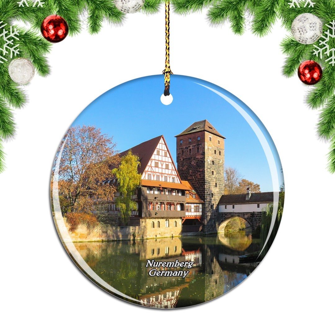 Germany Nuremberg Christmas ornament city travel souvenir