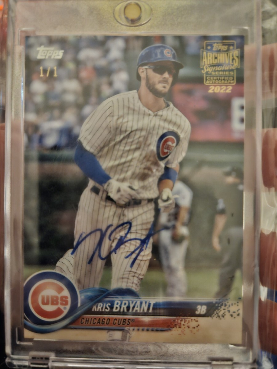1of1 toppsarchivessignature2022クリスブライアント Kris Bryant 1/1 2022 Topps Archive Auto | eBay