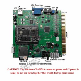 750 in 1 Jamma Multi Game PCB Arcade Game Board for CGA VGA Horizontal