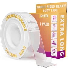 Double Sided Removable Mounting Tape Heavy Duty Strong Adhesive Clear Nano Gel