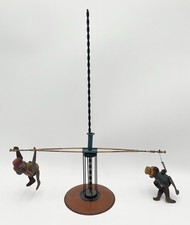 Vintage Dept 56 Tin Toy Circus Monkey Kinetic Spiral Gravity Spinner