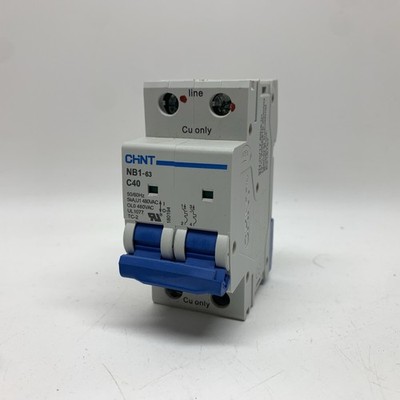 CHINT NB1-63  C40 Inverter Circuit breaker 2-pin 40A Used
