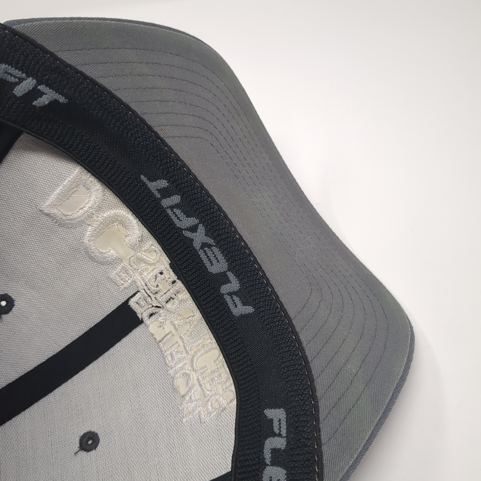 DC Electrical Services Fitted Baseball Cap Gray X… - image 7