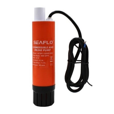 Submersible/In/ Transfer 12V 500 GPH For Boat/RV