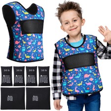Janmercy Weighted Vest for Kids Boys Adjustab...