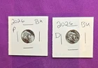 2026 P & D Emerging Liberty Dimes "BU"  In Coin Flips! **FREE SHIPPING**#wj597