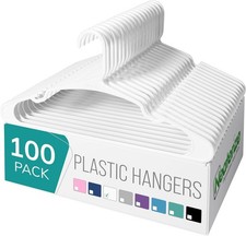 Clothes Hangers Plastic 100 Pack Adults Plastic Hangers The Perfect Coat Hanger