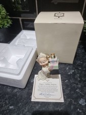 Lenox Disney Dopey's Holiday Surprise Dwarf with Present NIB+COA
