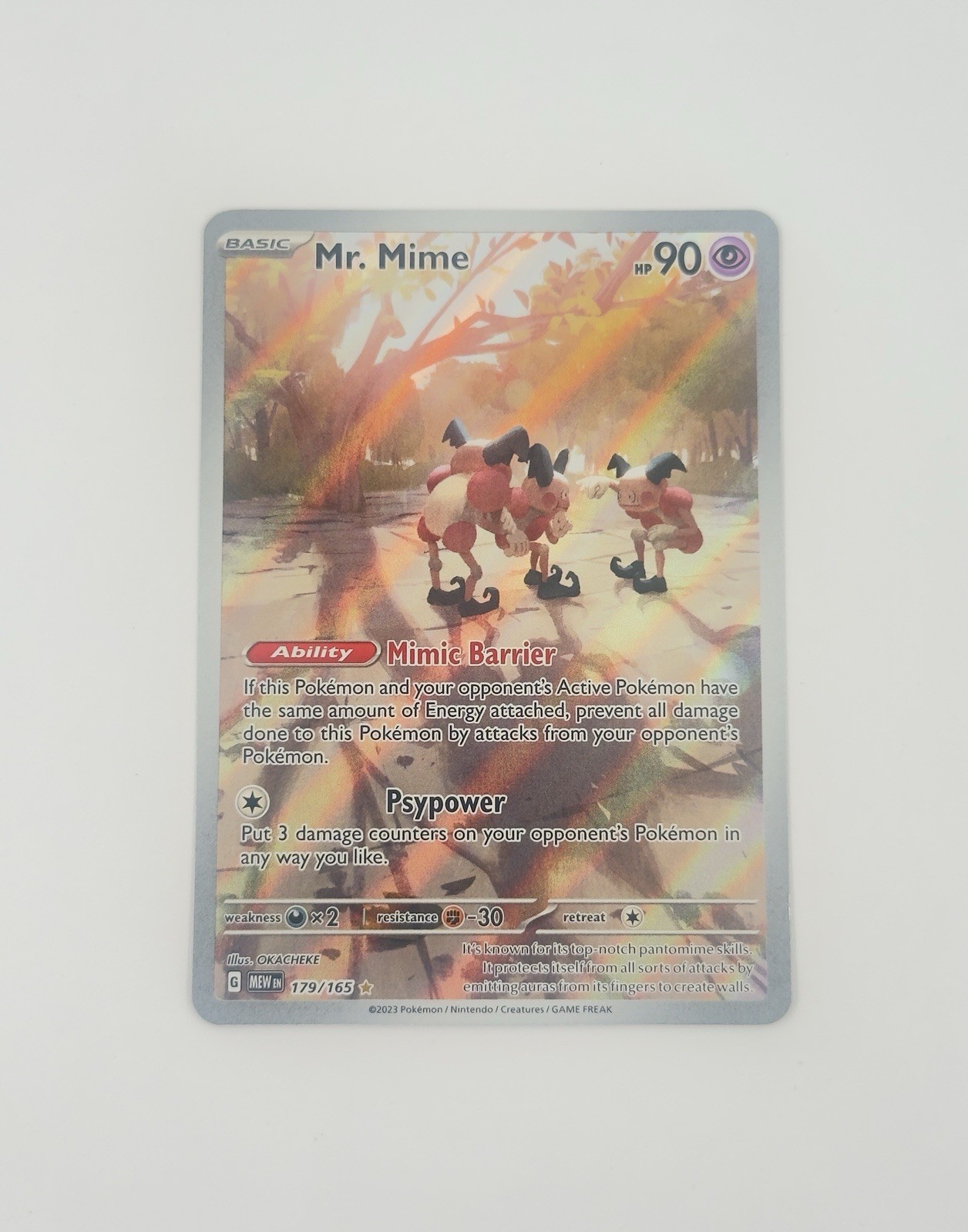 Pokemon Mr. Mime (179/239) 151 NM HOLO